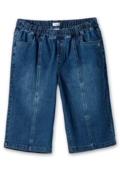 Sheego Jeans-Bermudas Mit Gummibund Und Teilungsnähten -Shego Kleidung Geschaft 14880400053 04PNG 00 SH