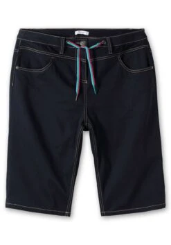 Sheego Twill-Bermudas Mit Kontrastfarbenem Bindebändchen -Shego Kleidung Geschaft 14880500035 04PWK 00 SH