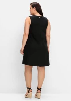 Sheego Ärmelloses Jerseykleid Mit Taschen, In A-Linie -Shego Kleidung Geschaft 14885000289 04QB1 02 SH