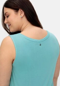 Sheego Top Mit Fixierten Falten Am Ausschnitt -Shego Kleidung Geschaft 14885200021 04Q98 02 SH