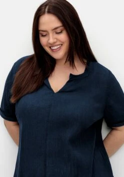 Sheego Tunika In Crêpe-Qualität, Mit Karree-Ausschnitt 11 Sheego Tunika In Crêpe-Qualität, Mit Karree-Ausschnitt -Shego Kleidung Geschaft 14886600035 04QKF 02 SH