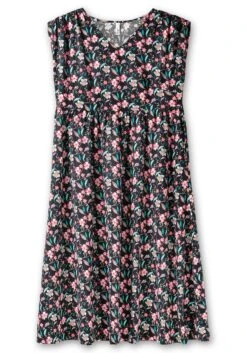 Sheego Jerseykleid Mit Blumenprint Und Weitem Rock -Shego Kleidung Geschaft 14892501491 04Q1F 00 SH
