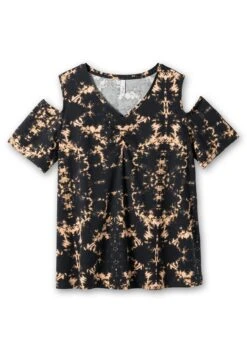 Sheego Batik-Shirt Mit Cut-outs An Der Schulter -Shego Kleidung Geschaft 14894801491 04QO7 00 SH