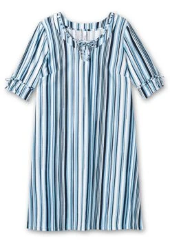 Sheego Midikleid Mit Streifen, In Leichter A-Linie -Shego Kleidung Geschaft 14895001971 04QR8 00 SH