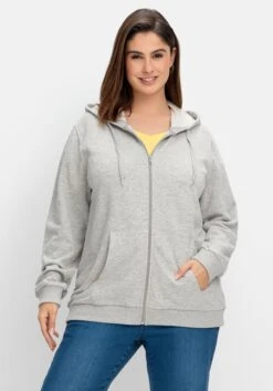 Sheego Kapuzen-Sweatjacke Mit Snoopy-Print -Shego Kleidung Geschaft 14904100776 04QP0 02 SH