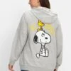 Sheego Kapuzen-Sweatjacke Mit Snoopy-Print
