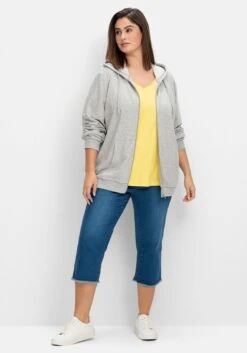 Sheego Kapuzen-Sweatjacke Mit Snoopy-Print -Shego Kleidung Geschaft 14904100776 04QP2 02 SH