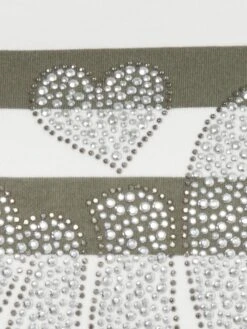 Halbarm-Sweatshirt Mit Streifen Und Glitzer -Shego Kleidung Geschaft 14916001554 04PAP 00 SH