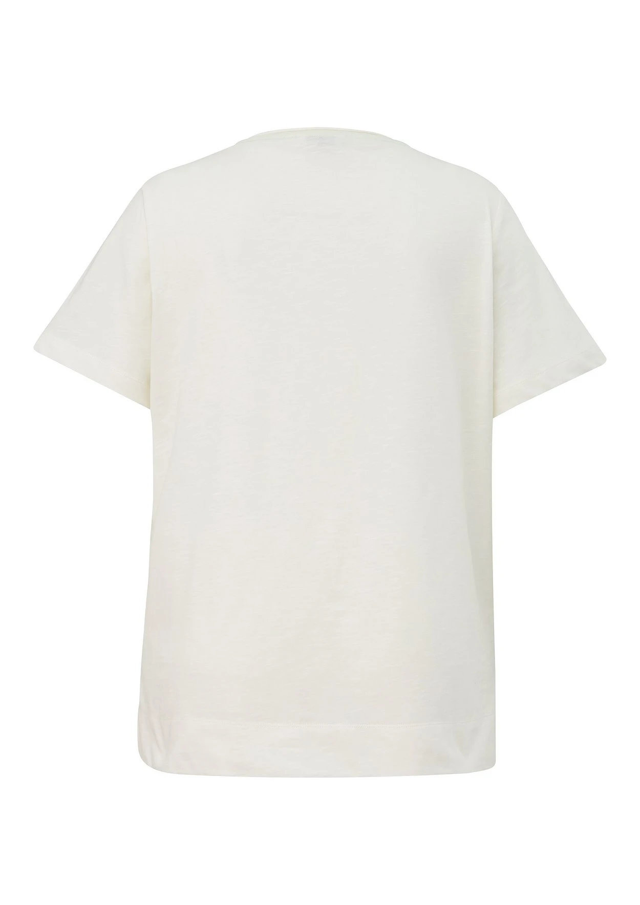 Triangle T-Shirt Mit Wordingprint, In Flammgarnstruktur 2 Triangle T-Shirt Mit Wordingprint, In Flammgarnstruktur – Bild 2