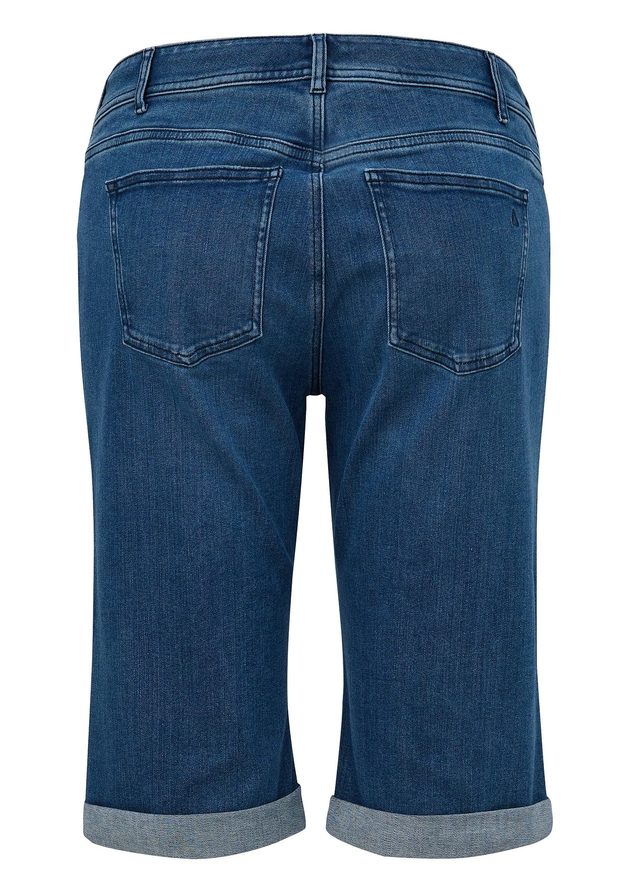 Triangle Jeansshorts Mit Tunnelzug Und Kordel Am Bund 2 Triangle Jeansshorts Mit Tunnelzug Und Kordel Am Bund – Bild 2