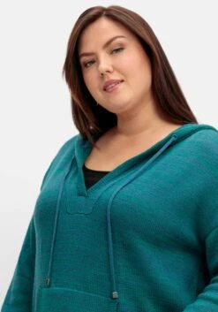 Sheego Kapuzenpullover Mit Kaschmiranteil, In Melierter Optik 10 Sheego Kapuzenpullover Mit Kaschmiranteil, In Melierter Optik -Shego Kleidung Geschaft 14975102202 04T45 02 SH