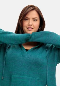 Sheego Kapuzenpullover Mit Kaschmiranteil, In Melierter Optik 11 Sheego Kapuzenpullover Mit Kaschmiranteil, In Melierter Optik -Shego Kleidung Geschaft 14975102202 04T46 02 SH