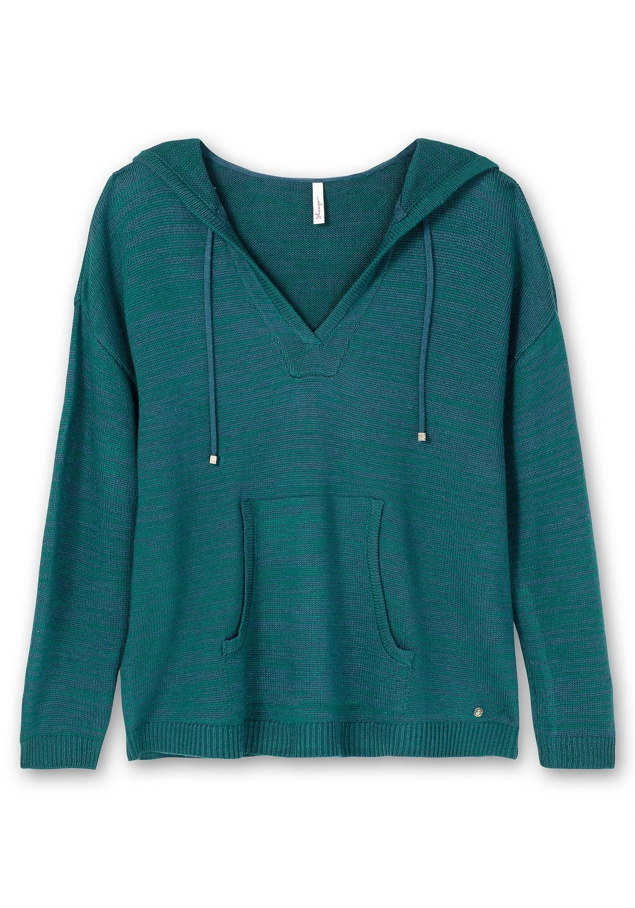 Sheego Kapuzenpullover Mit Kaschmiranteil, In Melierter Optik 3 Sheego Kapuzenpullover Mit Kaschmiranteil, In Melierter Optik – Bild 3