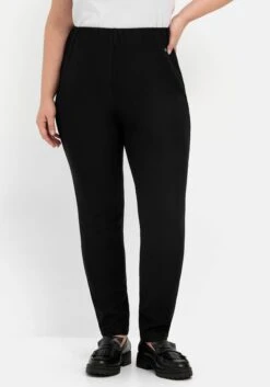 Sheego Schmale Hose In Feiner Rippstruktur, Mit Schlupfbund -Shego Kleidung Geschaft 14984200289 04T6Z 02 SH