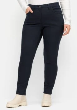 Sheego Schmale Twillhose Im 5-Pocket-Stil, Mit Ziernähten -Shego Kleidung Geschaft 14984300035 04SQB 02 SH