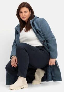 Sheego Schmale Twillhose Im 5-Pocket-Stil, Mit Ziernähten -Shego Kleidung Geschaft 14984300035 04SQD 02 SH