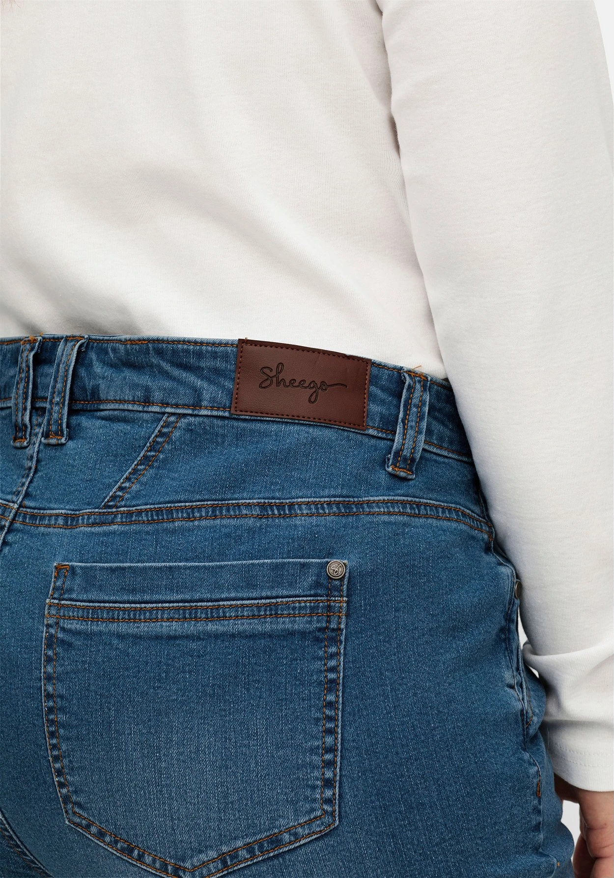 Sheego Bootcut-Jeans In Curvy-Schnitt SUSANNE 6 Sheego Bootcut-Jeans In Curvy-Schnitt SUSANNE – Bild 6