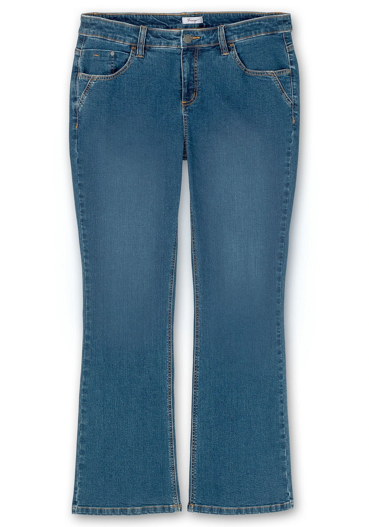 Sheego Bootcut-Jeans In Curvy-Schnitt SUSANNE 4 Sheego Bootcut-Jeans In Curvy-Schnitt SUSANNE – Bild 4