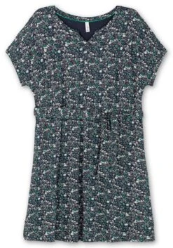Sheego Jerseykleid Mit Blumenprint Und Bindegürtel -Shego Kleidung Geschaft 14999402119 04TS3 00 SH