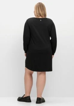 Sheego Kurzes Shirtkleid Mit Tunnelzug Am Saum 8 Sheego Kurzes Shirtkleid Mit Tunnelzug Am Saum -Shego Kleidung Geschaft 15001900289 04U1X 01 SH