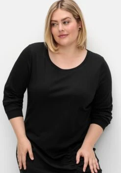 Sheego Kurzes Shirtkleid Mit Tunnelzug Am Saum 10 Sheego Kurzes Shirtkleid Mit Tunnelzug Am Saum -Shego Kleidung Geschaft 15001900289 04U1Z 01 SH