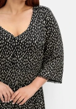 Sheego Jerseykleid In Petite-Passform, Mit Allovermuster -Shego Kleidung Geschaft 15002301491 04TP8 02 SH