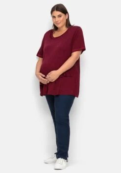 Sheego Umstandshose Aus Bengalin, In Schmaler Beinform