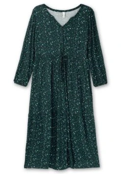 Sheego Jerseykleid Mit Minimalprint Und Taillen-Tunnelzug 9 Sheego Jerseykleid Mit Minimalprint Und Taillen-Tunnelzug -Shego Kleidung Geschaft 15003101735 04TSV 00 SH