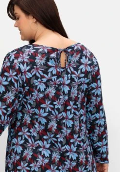 Sheego Jerseykleid Mit Blumendruck, In A-Linie -Shego Kleidung Geschaft 15003502119 04TNF 02 SH