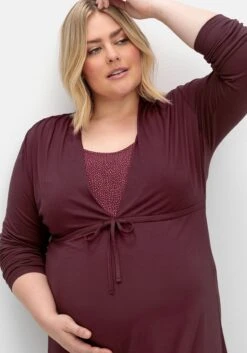 Sheego Stillkleid Aus Jersey, Mit Minimalprint -Shego Kleidung Geschaft 15006500265 04UX6 02 SH