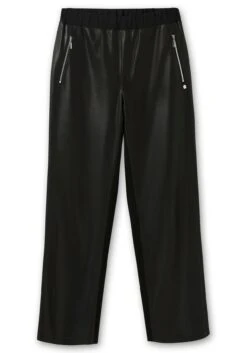 Sheego Gerade Hose Mit Stretchbund, Im Materialmix -Shego Kleidung Geschaft 15009300289 04UFM 00 SH