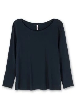 Sheego Leicht Tailliertes Langarmshirt Im Doppelpack -Shego Kleidung Geschaft 15009802246 04V3O 00 SH