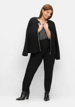 Sheego Bluse In Petite-Passform, Mit Alloverdruck -Shego Kleidung Geschaft 15021302119 04UK6 02 SH