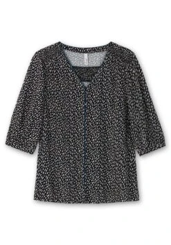 Sheego Bluse In Petite-Passform, Mit Alloverdruck -Shego Kleidung Geschaft 15021302119 04UK8 00 SH