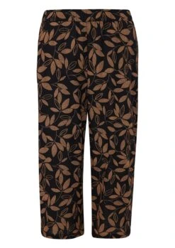 Triangle Culotte Mit Blätter-Alloverdruck Und Elastischem Bund