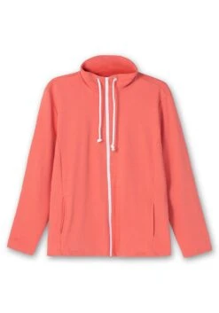 Sheego Sweatjacke Mit Stehkragen Und Kontrastdetails 8 Sheego Sweatjacke Mit Stehkragen Und Kontrastdetails -Shego Kleidung Geschaft 15069500268 04VLG 01 SH