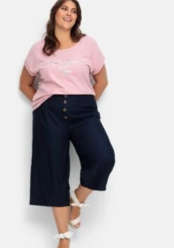 Sheego Culotte In 7/8-Länge Mit Deko-Knöpfen -Shego Kleidung Geschaft 15075400018 04VDP 02 SH