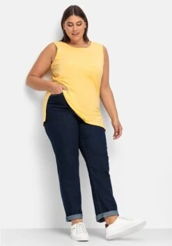 Sheego Gerade Stretch-Jeans Mit Komfortbund -Shego Kleidung Geschaft 15076700330 04VD3 02 SH