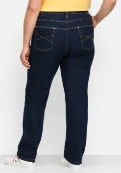 Sheego Gerade Stretch-Jeans Mit Komfortbund -Shego Kleidung Geschaft 15076700330 04VD4 03 SH